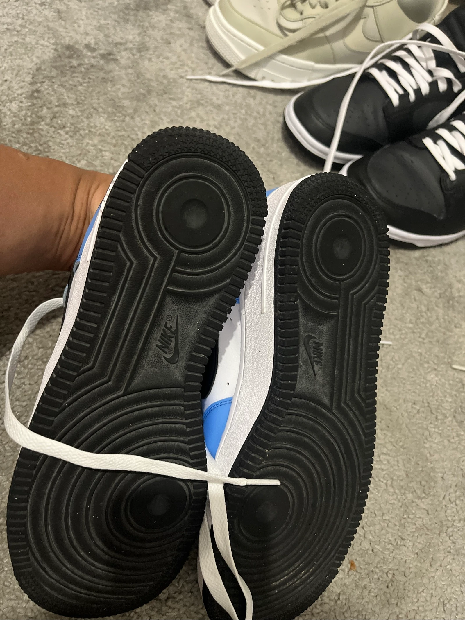 Nike wAir Force 1 Low White University Blue – EU38 – Como Novo – photo 5